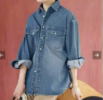 SLOBE IENA LE DENIM 데님 셔츠 프리 사이즈