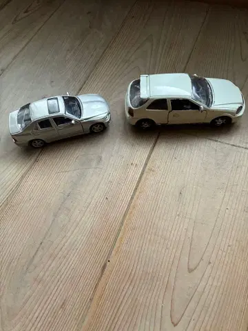 미니카 2대 세트 실버 화이트