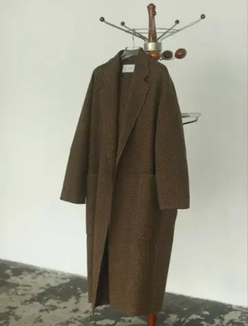 todayful 오버 체크 코트