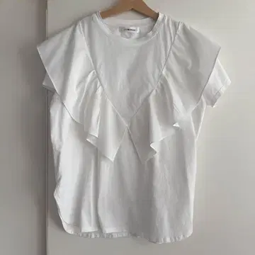 unminou 빅 프릴 티셔츠