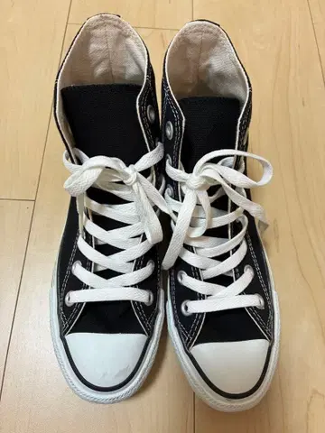 블랙 올스타 하이컷 스니커즈