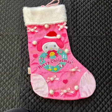 마이멜로디 핑크 크리스마스 부츠 오너먼트