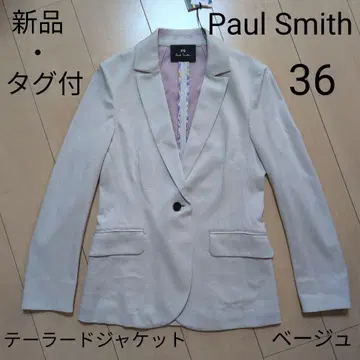 택 포함 새상품 Paul Smith 스트레치 테일러드 자켓 베이지 M