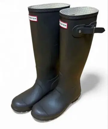 Hunter 톨 브라운 레인부츠