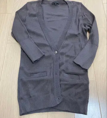 MOGA 가디건 브라운 상의