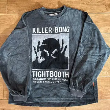 TIGHTBOOTH x KILLER BONG LS 벨로아 롱T