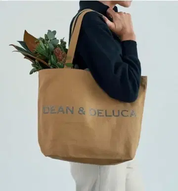 DEAN&DELUCA 차리티 토트백 2025 카페오레 L 사이즈