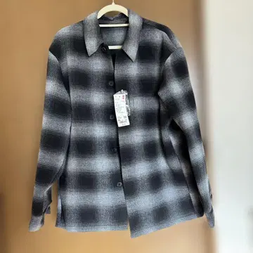 UNIQLO 오프 그레이 더블 페이스 셔츠 자켓 XL
