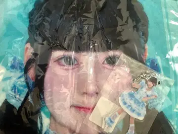 iLiFE! 무지개 깃털 미니 실사 빅 타월 아크릴 키링 세트