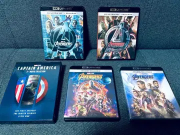 캡틴 아메리카: 3 무비 컬렉션 & 어벤져스 4작품 UHD