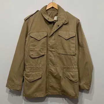 80s 미국제 알파 M-65 밀리터리 필드 자켓 S