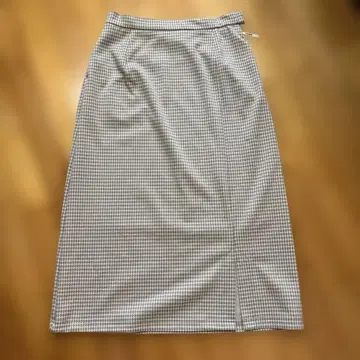 NEWYORKER 체크 무늬 타이트 스커트 그레이 계열