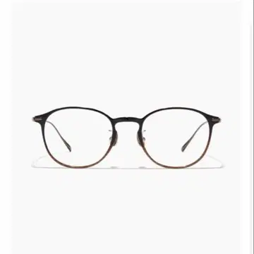 JINS 중안부 단축 안경 티크 컬러 렌즈 핑크 도수 없음