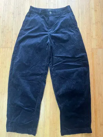 UNIQLO 유니클로 커브 코듀로이 팬츠 S 네이비