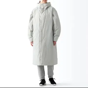 무인양품 방풍 발수 솜 벤치 코트