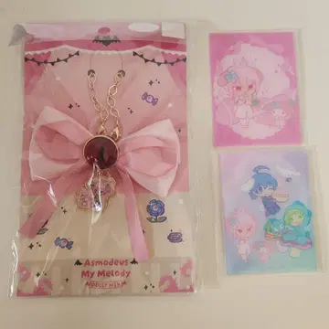마이룸 아스모데우스 산리오 아크릴 카드 멀티 리본 참