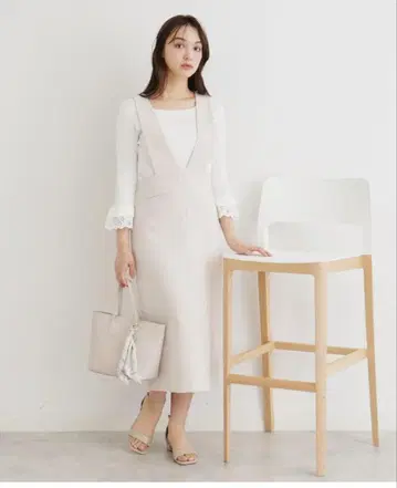 index 인덱스 내로우 타이 점퍼 스커트 원피스