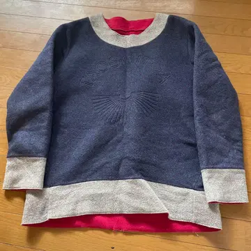 miraco 플리스 스웨터 네이비/베이지