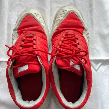 GORE-TEX 레드 로우컷 스니커즈