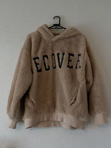 RECOVER 플리스 자켓 베이지