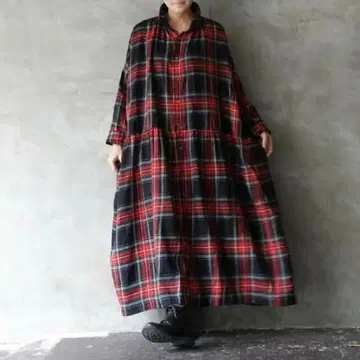 이치 앤티크스 타탄 원피스