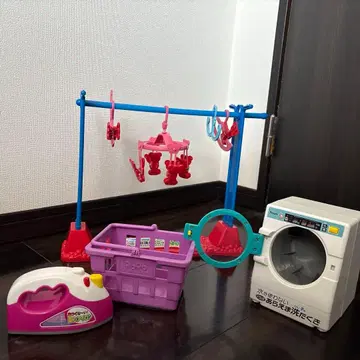 세탁 놀이 다리미 & 세탁 바스켓 포함