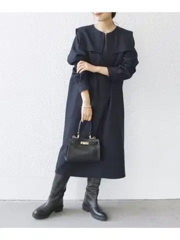 SHIPS any 울 사키소니 세일러 카라 원피스 2023