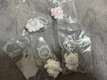 산리오 메지루시 액세서리 복슬복슬 스노우