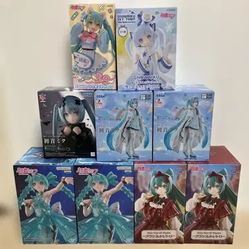 하츠네 미쿠 피규어 9개 세트 미개봉 새상품 묶음 판매!