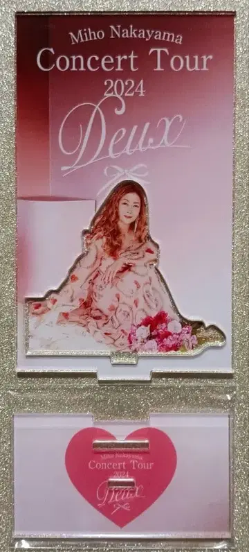 [미사용 새상품] 나카야마 미호 아크릴 스탠드 랜덤 핑크색 드레스