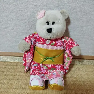 스타벅스 베어리스타 봉제 인형 JAPAN 기모노 걸