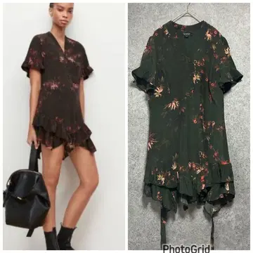 새상품급 올세인츠 DEMI LUAR MINI DRESS 미니 드레스 M