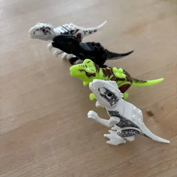 공룡형 레고 호환 4체 세트 쥬라기 월드