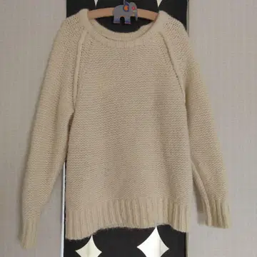 저널 스탠다드 레사쥬 큼직한 니트 스웨터 화이트 아이보리