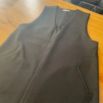 V넥 원피스 (롱 기장)