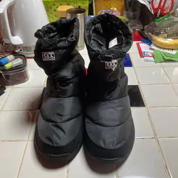 GT 호킨스 블랙 나일론 부츠