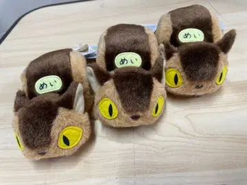 정품 지브리 이웃집 토토로 고양이 버스 봉제 인형 3개