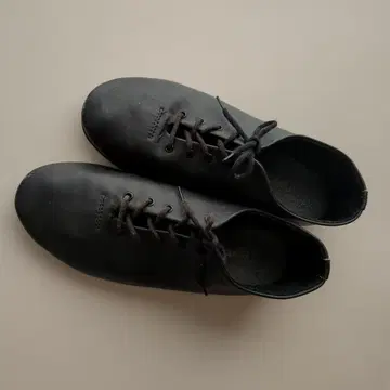 Repetto 재즈 블랙 가죽 로퍼