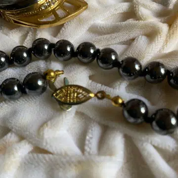 헤마타이트 비즈 목걸이