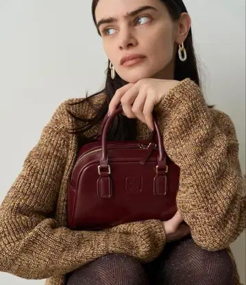 스나이델 스퀘어 보스턴 백 보르도