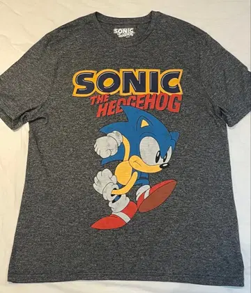 소닉 더 헤지혹 T셔츠 그레이