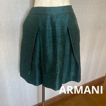 다크 그린 플레어 스커트 아르마니 콜레치오니