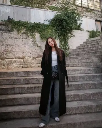 나카지마 케이카 x 앰비언트 울 롱 코트