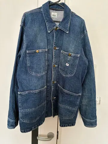 [ 빈티지 ] Lee 블루 데님 오버 사이즈 자켓