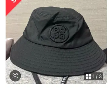 G/FORE 블랙 버킷 햇