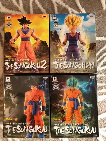 드래곤볼 피규어 4체 세트