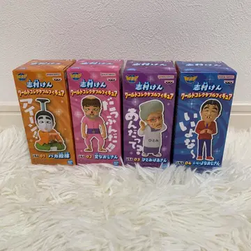 시무라 켄 월드 컬렉션 피규어 바카토노사마 이상한 아저씨 전 4종 세트