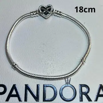 PANDORA Infinityheartsnakechain bracelet