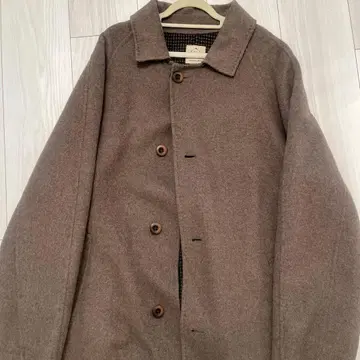 sm2 롱 코트 브라운