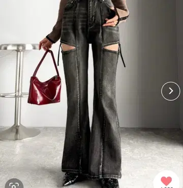 mily bilet / 슬림 레그 데님 팬츠